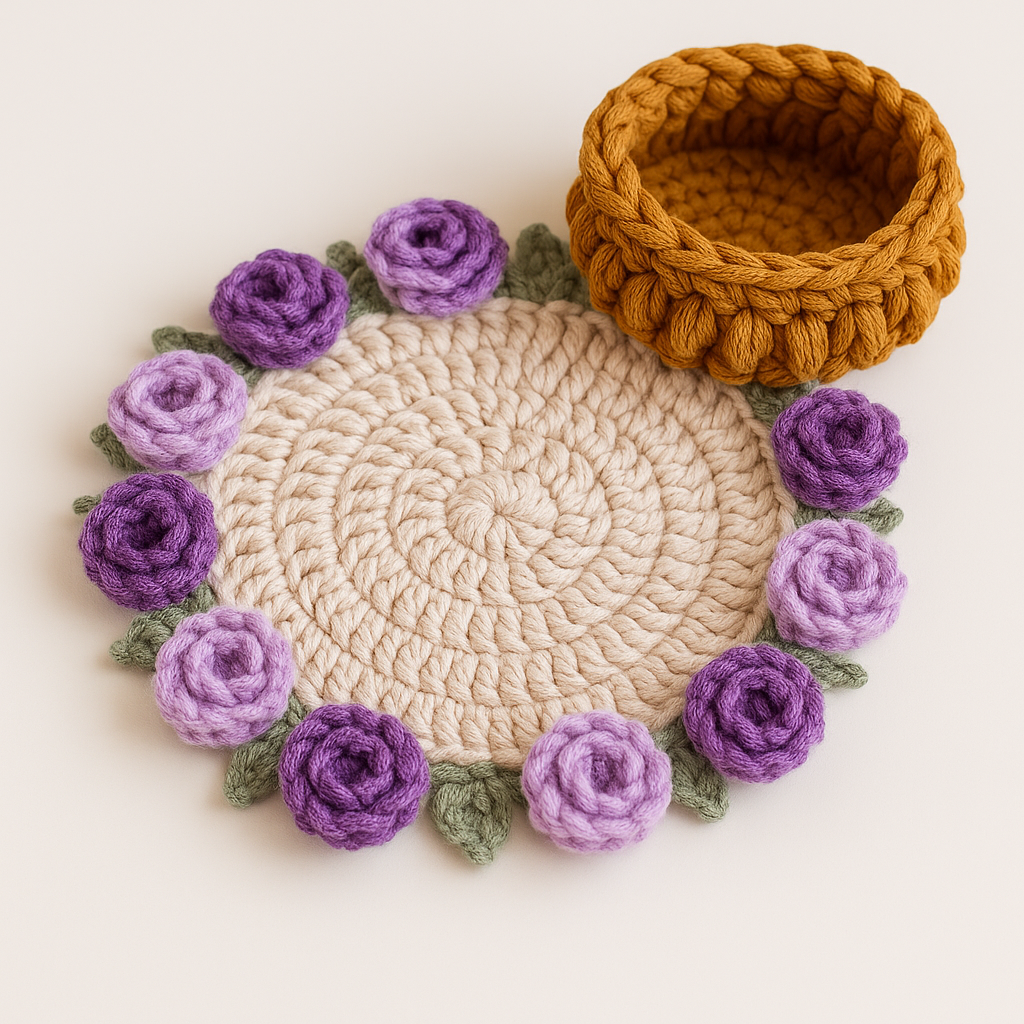 Handmade Crochet Coaster
