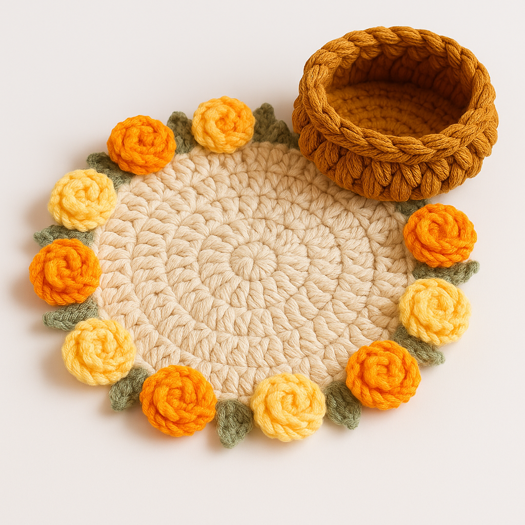 Handmade Crochet Coaster