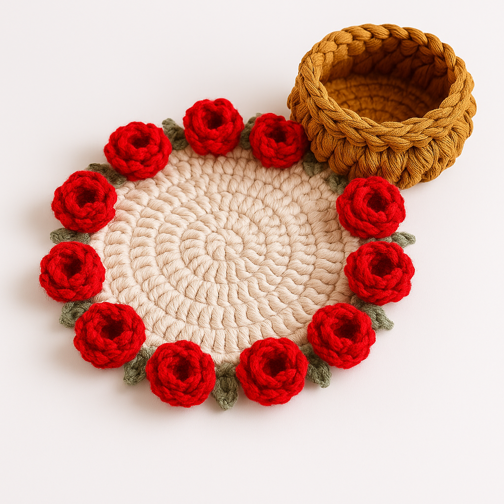 Handmade Crochet Coaster
