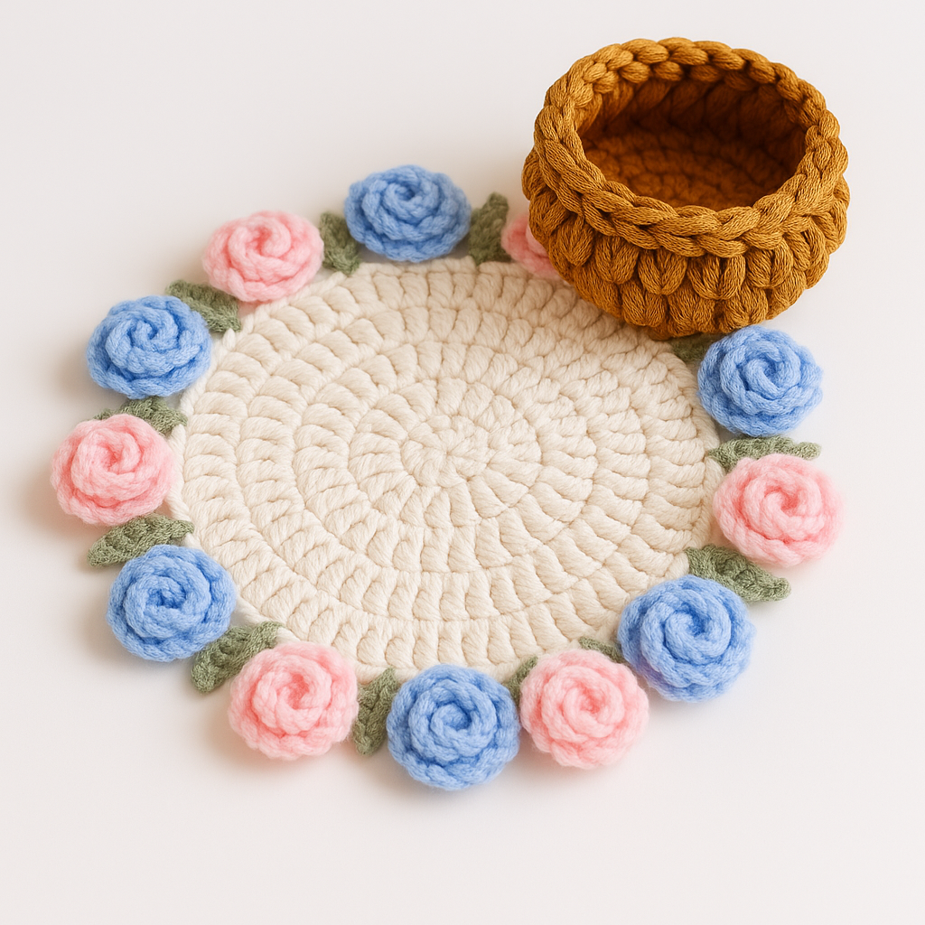 Handmade Crochet Coaster